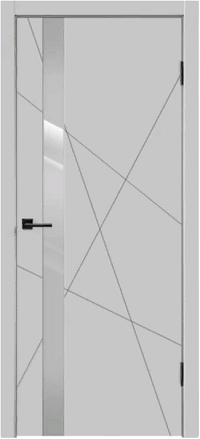 Дверь Scandi S Z1, светло-серый